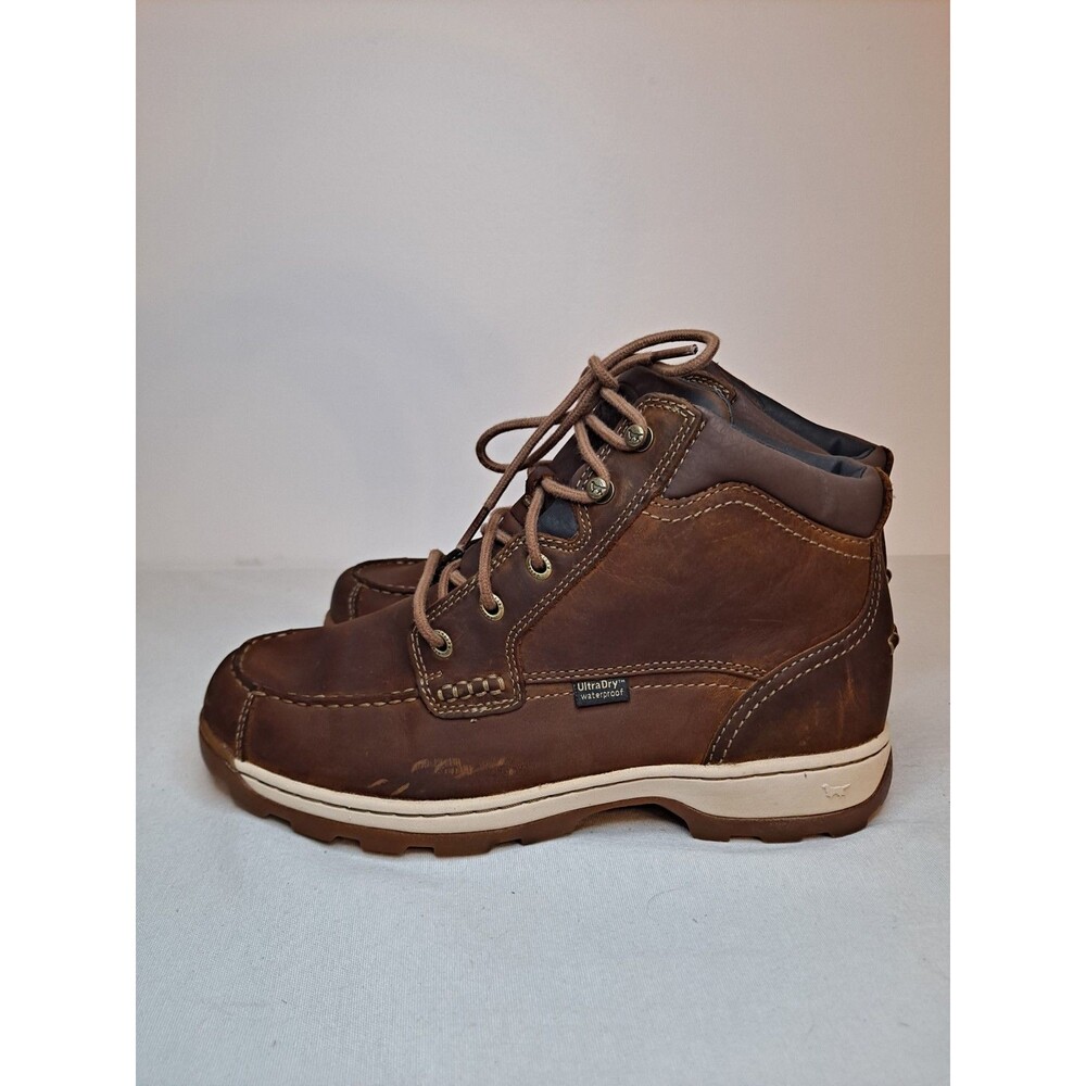 Irish Setter Soft Paw 3905 Men’s 9 Waterproof Nubuck Leather Chukka Boots Brown